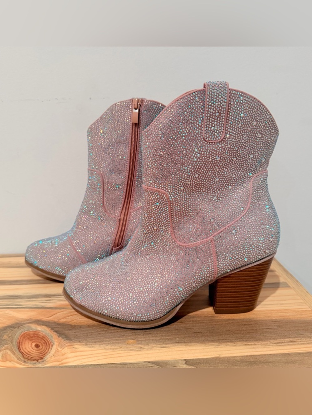 Sparkle Western Booties - Women